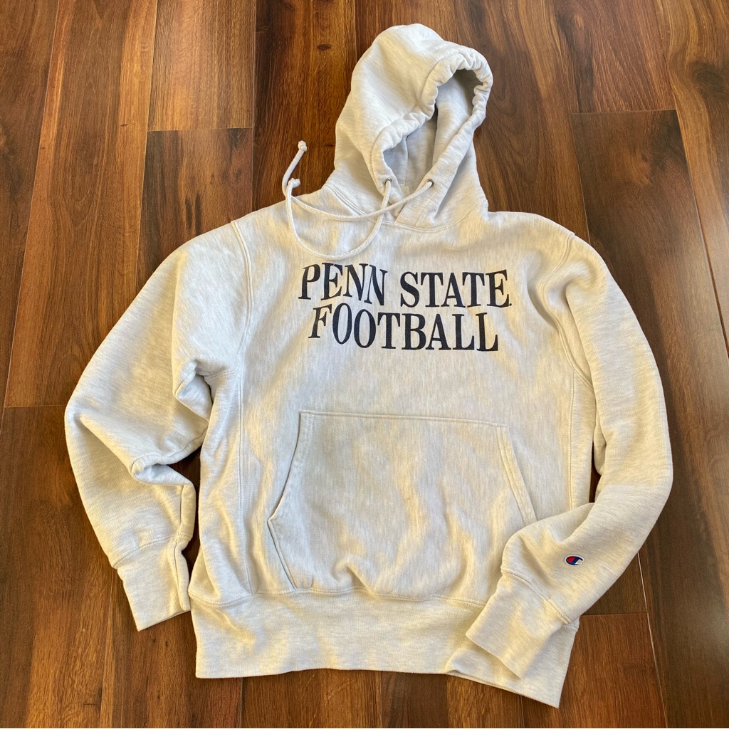 Vtg Champion Reverse Weave Penn State Football Hoodie Men’s Medium